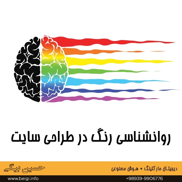 روانشناسی رنگ در طراحی سایت